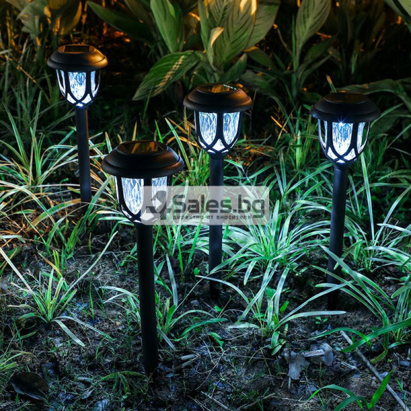 Соларна лампа за градина с уникален дизайн и визия