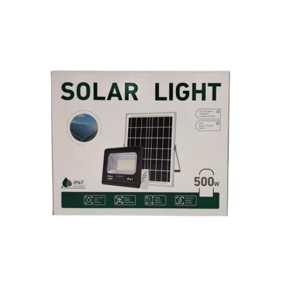 Лед лампа със соларен панел Solar Light 500W 4