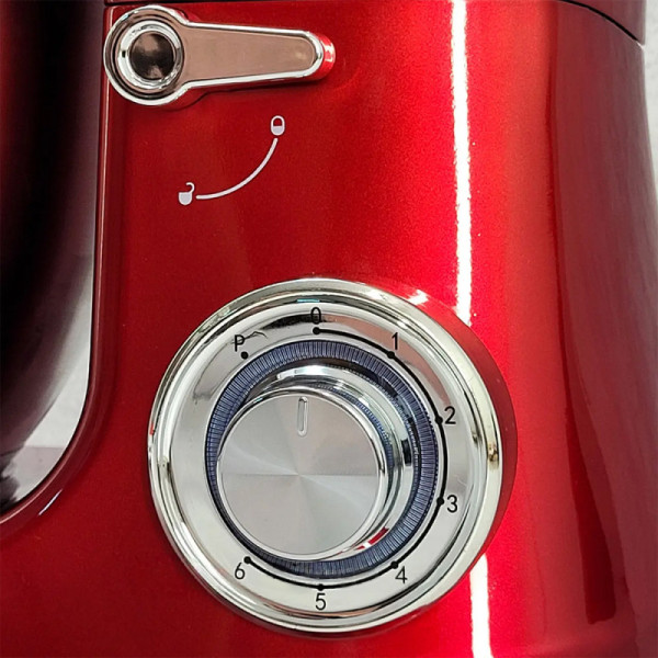 Планетарен миксер с купа от инокс Voltz V51115A, 2100W, 7.5 литра, 3бъркалки, 6степени + Pulse, LED 4
