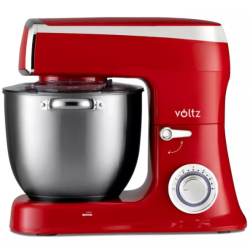 Планетарен миксер с купа от инокс Voltz V51115A, 2100W, 7.5 литра, 3бъркалки, 6степени + Pulse, LED