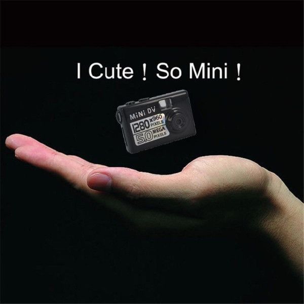 Мини камера 5MP KebiduHD Най-малък Mini DV цифров фотоапарат видео рекордер