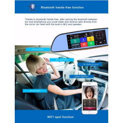 Камера за кола с Android, GPS навигация, Wi Fi и 3G тип огледало AC23 10