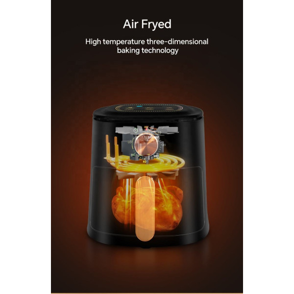 Уред за готвене без мазнина Air Fryer,4 л.,700W JD688