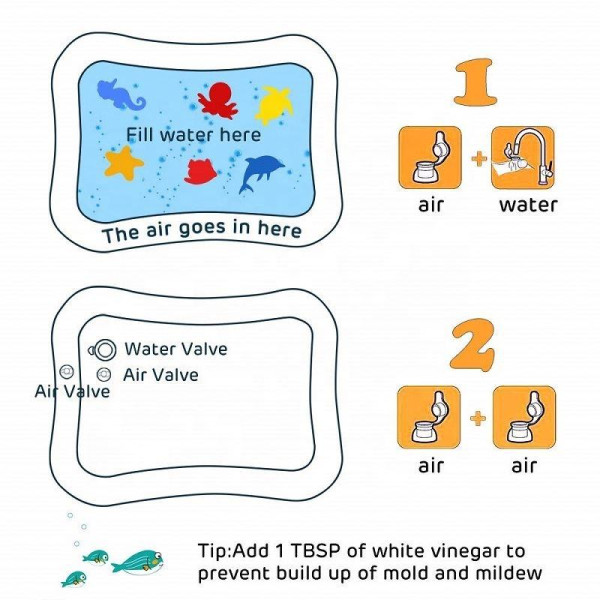 Надуваем PVC бебешки воден матрак 5