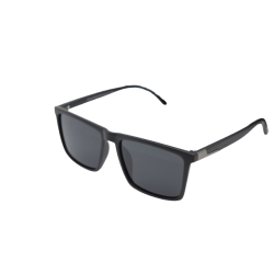 Мъжките слънчеви очила с тънка рамка и лого，cребърен правоъгълник отстрани YJZ75