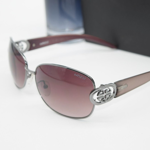 Дамски овални слънчеви очила с икона Gucci отстрани YJZ54 3