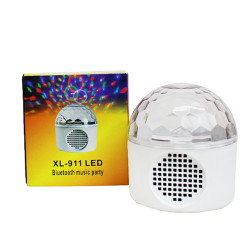 Преносима LED нощна Bluetooth диско лампа с колонка XL-911