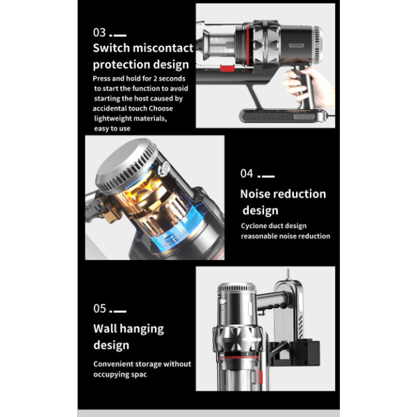 Вертикална прахосмукачка за дома и автомобила 5