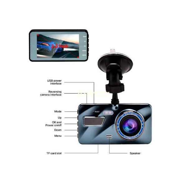 Видеорегистратор Cam Car DVR 1080P - Пълноценен асистент за вашето пътуване 3
