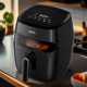 Фритюрник AirFryer Rosberg R51980CA,1350W,5.2 л.,LED дисплей,Горещ въздух,Таймер,до 200°C 4