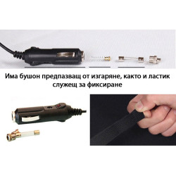 Подгряваща седалка за кола 12v подложка от 30 до 60 градуса Плюшена CAR SEAT TOP2 3
