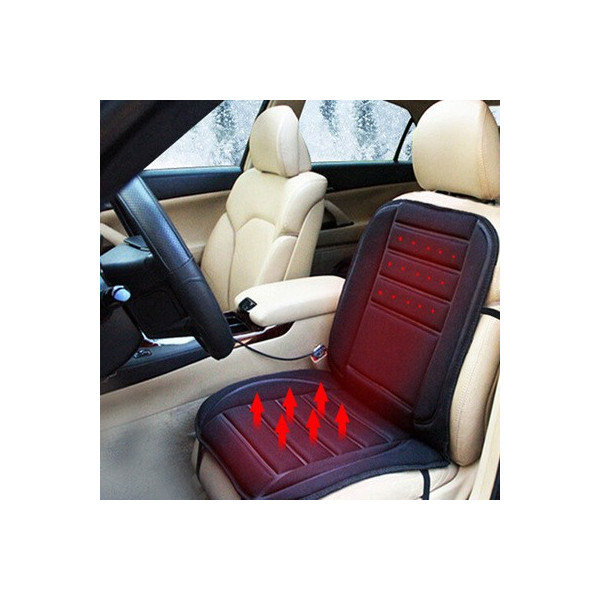 Подгряваща седалка за кола 12v подложка от 30 до 60 градуса Плюшена CAR SEAT TOP2
