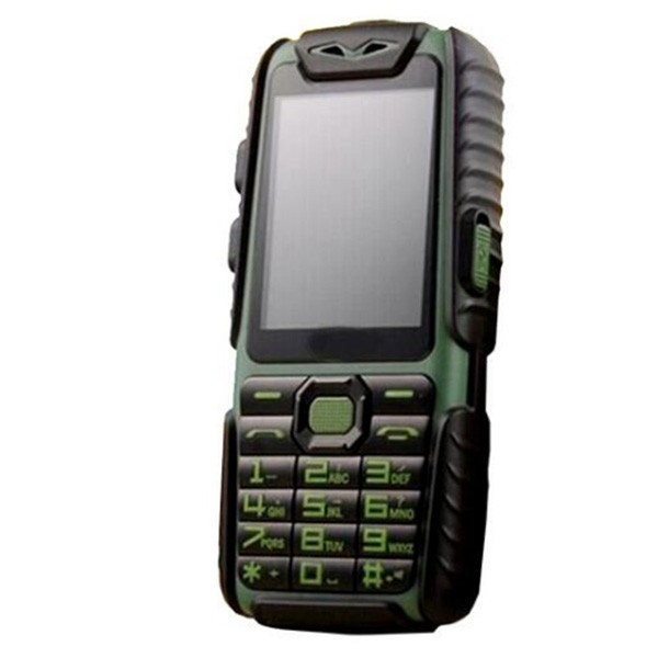 Водоустойчив и удароустойчив телефон A6 с Power Bank батерия, 2 SIM, Блутут