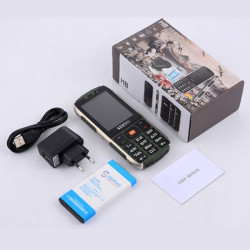 Прахоустойчив телефон за 4 сим карти Servo H8 с Bluetooth, Usb, камера 6