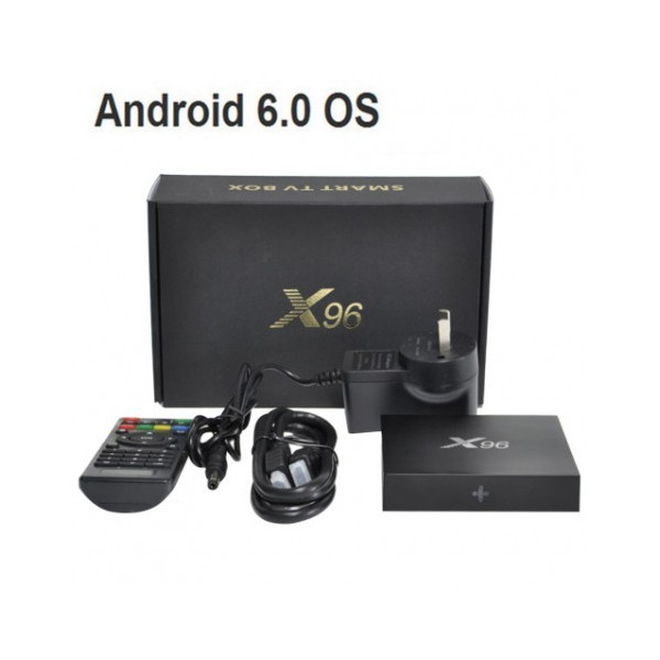 Мултимедиeн плеър Android TV 8GB 4K + безжична клавиатура RII 8 MINI