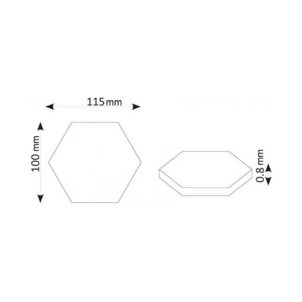 Модулен TOUCH LED панел тип „Honeycomb"