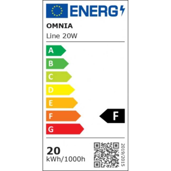 LED аплик за стена 20W, IP20, 4000 K 1004120