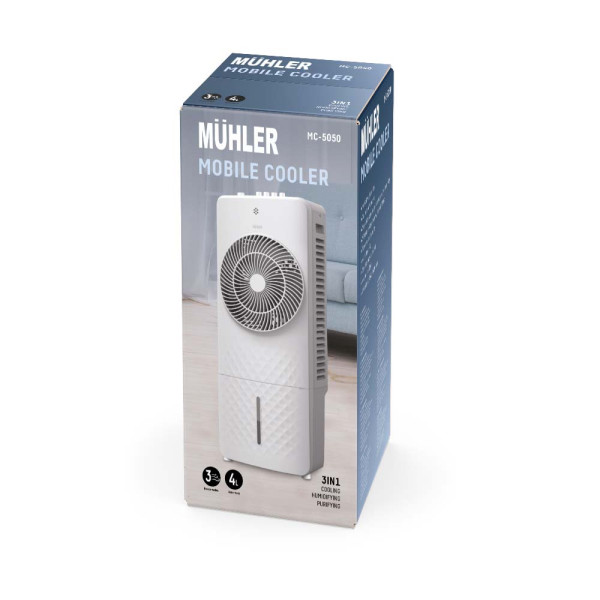 Мобилен охладител MUHLER MC-5050/MC-5055RC, 65W, 4 л