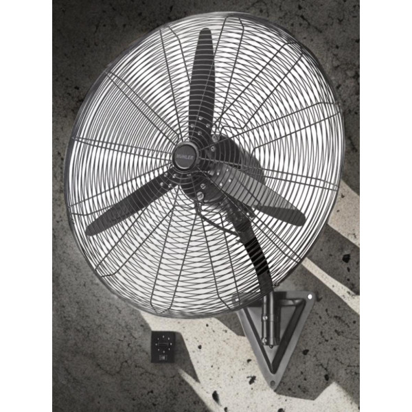 Вентилатор стенен 26''/30" Muhler MFI-2616/3020, 160W, индустриален 3