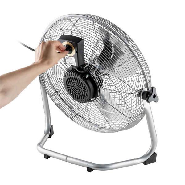 Вентилатор подов Muhler FM-1413/1613/1813/2013, 60W, индустриален, метален 6