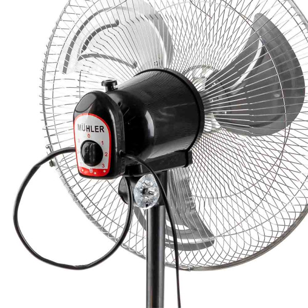Вентилатор на стойка 16''Muhler FM-6136D 3in1, 50W, индустриален, на стойка, стена, под 7