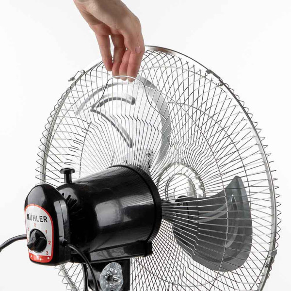 Вентилатор на стойка 16''Muhler FM-6136D 3in1, 50W, индустриален, на стойка, стена, под 8