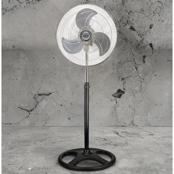 Вентилатор на стойка 18'' MUHLER FM-8140D 3в1, 70W, индустриален, на стойка, стена, под 2