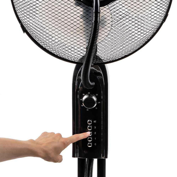 Вентилатор с водна мъгла 16" Muhler MF-1677, 75W, таймер, мехн. упр-е 6