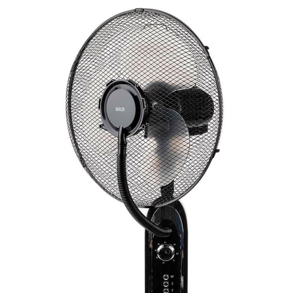 Вентилатор с водна мъгла 16" Muhler MF-1677, 75W, таймер, мехн. упр-е 8