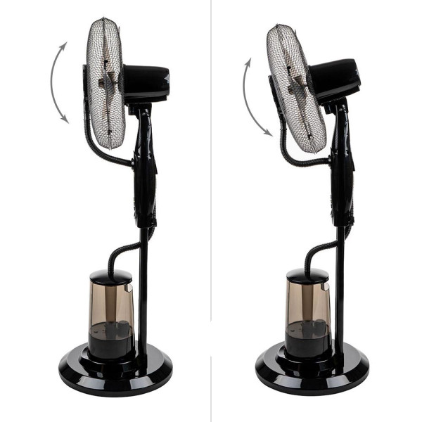 Вентилатор с водна мъгла 16'' Muhler MF-1609RC, 75W, LED, дист. упр-е 4