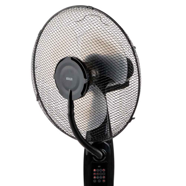 Вентилатор с водна мъгла 16'' Muhler MF-1609RC, 75W, LED, дист. упр-е 8