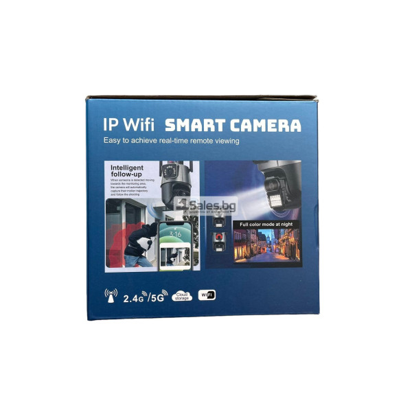 Двойна Smart WiFi безжична IP 8MPX камера,LED,4К Ultra HD 2