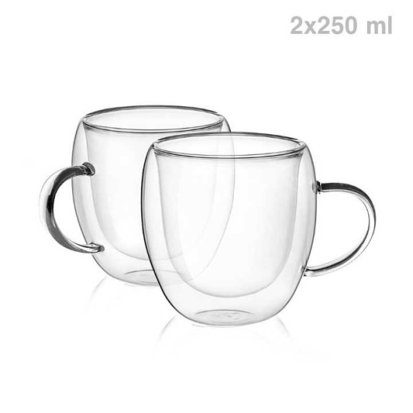 Чаша за чай и кафе FR-8042 250ml, 2 броя