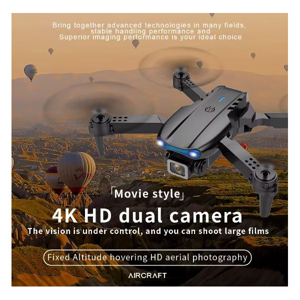 HD 4K Дрон с две камери K3 E99 PRO DRONE 5