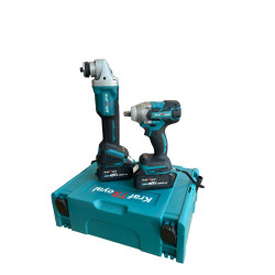 Акумулаторен ударен гайковерт и безчетков ъглошлайф /36V, 8Ah/