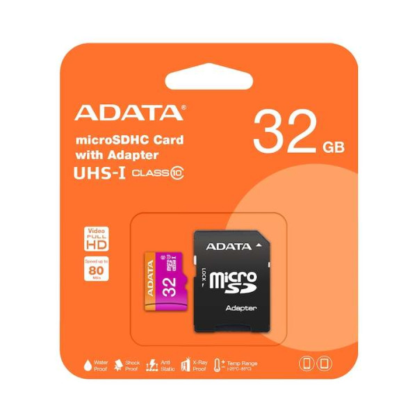 MicroSD карта памет, 32GB, 80MB/s 1