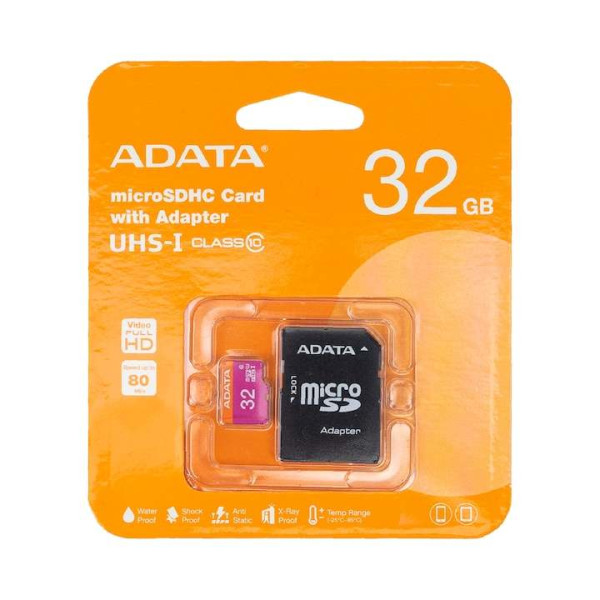 MicroSD карта памет, 32GB, 80MB/s