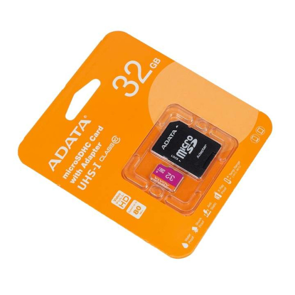 MicroSD карта памет, 32GB, 80MB/s