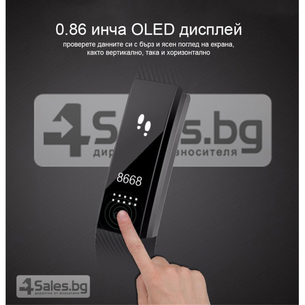 Смарт гривна - ID115  G-sensor 3D ускорител  0.86-инчов OLED екран SMW10
