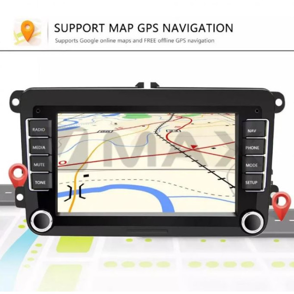 Мултимедийна навигация за автомобил с 7-инчов дисплей - Volkswagen, Seat или Skoda CJ-CP605 1