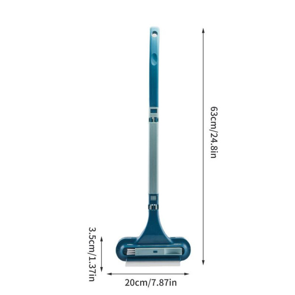 Четка за мокро и сухо почистване на прозорци,стъкла,автомобил,душ,огледало,врата 1