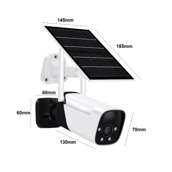 Камера с отделен соларен панел и датчик,4 диода,6MP,iCsee приложение