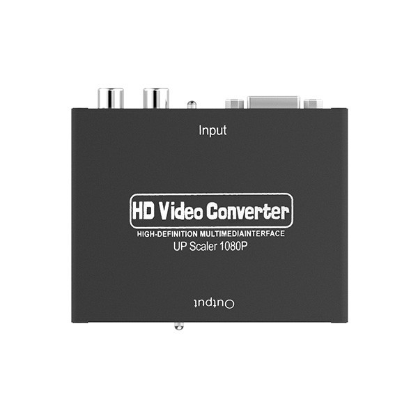Аудио-видео адаптер за VGA+R/L към HDMI сигнал между различни устройства