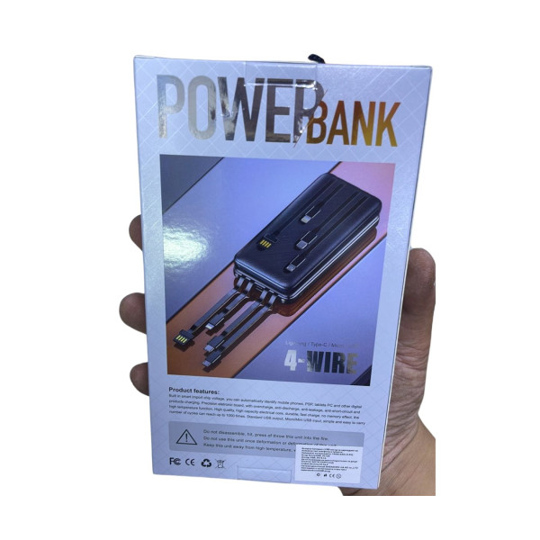 Преносима батерия Power bank с вграден соларен панел,10000 mAh