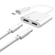 Адаптер Dual Audio & Charge Adapter, Съвместим за iPhone 7/8/X/XS/XR/11/12/13/Plus/Pro/Max CA43 4