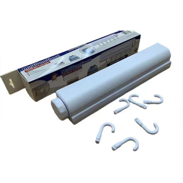 Прибиращ се простор за дрехи с 5 въжета и куки,максимална дължина 3.2 метра 4