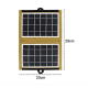 Преносим соларен панел CCLAMP CL-670, USB зареждане, 7.2W, сгъваем 2