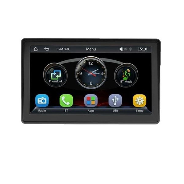 Монитор за кола,7 инча екран,1024x600 резолюция,MP5,Carplay,Android Auto,GPS,Bluetooth,Радио CEG7171