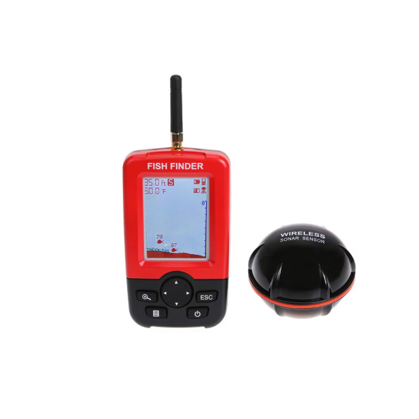 Сонар за риболов Sonar Fish Finder XJ-01,LCD екран,Безжичен сонарен сензор 100 м.