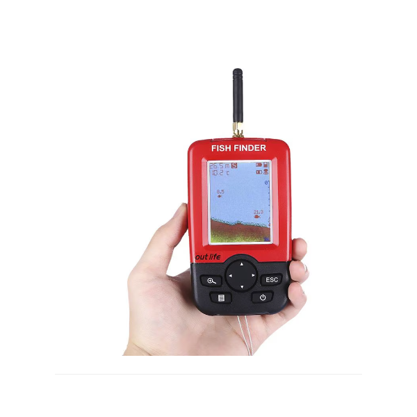 Сонар за риболов Sonar Fish Finder XJ-01,LCD екран,Безжичен сонарен сензор 100 м.